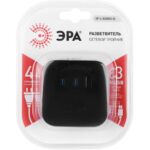 Разветвитель 4-м SP-4-3USBAC-B + 3 USB A+C со шторками 10А черн. Эра Б0069084 — изображение 6