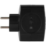 Разветвитель 4-м SP-4-3USBAC-B + 3 USB A+C со шторками 10А черн. Эра Б0069084 — изображение 7