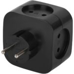 Разветвитель 4-м SP-4-3USBAC-B + 3 USB A+C со шторками 10А черн. Эра Б0069084 — изображение 4