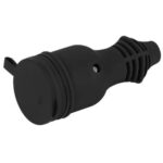 Розетка RX11-B-IP44 16А IP44 прямая с заземл. каучук черн. ЭРА Б0069325 — изображение 4