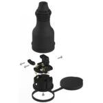 Розетка RX11-B-IP44 16А IP44 прямая с заземл. каучук черн. ЭРА Б0069325 — изображение 10