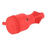 Розетка RX11-R-IP44 прямая с заземл. каучук красн. ЭРА Б0069326 — изображение 5