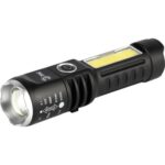 Фонарь светодиодный UA-403 универсальный аккумуляторный 5Вт LED+3Вт COB оптический Zoom 4 режима USB type-C Эра Б0069805 — изображение 2