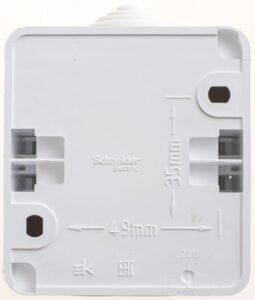 Выключатель 1-кл. ОП Этюд 10А IP44 10AX бел. SE BA10-041B — изображение 4