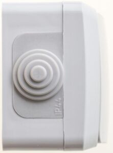 Выключатель 1-кл. ОП Этюд 10А IP44 10AX сер. SE BA10-041C — изображение 3