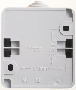 Выключатель 2-кл. ОП Этюд 10А IP44 10AX сер. SE BA10-042C — изображение 6