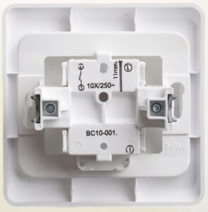 Выключатель 1-кл. СП Этюд 10А IP20 бел. SE BC10-001B — изображение 4