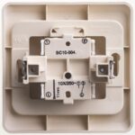 Переключатель проходной 1-кл. СП Этюд 10А IP20 крем. SE BC10-004K — изображение 4