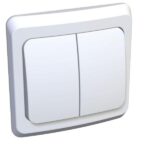 Выключатель 2-кл. СП Этюд 10А IP20 с подсветкой бел. SE BC10-006B — изображение 4