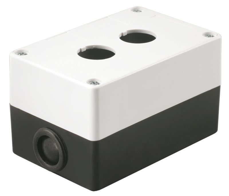 BKP10-2-K01_1.jpeg Корпус КП 102 2-м для кнопок бел. IEK BKP10-2-K01 — изображение 1