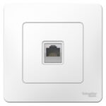 Розетка компьютерная 1-м СП Blanca RJ45 кат.5E бел. SE BLNIS045001 — изображение 3