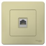 Розетка компьютерная 1-м СП Blanca RJ45 кат.5E беж. SE BLNIS045007 — изображение 2