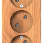 Розетка 3-м ОП Blanca 16А IP20 250В без заземл. без защ. шторок с изолир. пластиной ясень SE BLNRA000315 — изображение 4