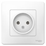 Розетка 1-м СП Blanca 16А IP20 250В без заземл. без защ. шторок бел. SE BLNRS000011 — изображение 2