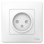 Розетка 1-м СП Blanca 16А IP20 250В без заземл. защ. шторки бел. SE BLNRS000111 — изображение 2