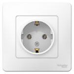Розетка 1-м СП Blanca 16А IP20 250В с заземл. без защ. шторок бел. SE BLNRS001011 — изображение 2