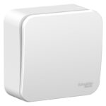 Выключатель 1-кл. ОП Blanca 6А IP20 (сх. 1) 250В с изолир. пластиной бел. SE BLNVA061011 — изображение 2