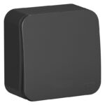 Выключатель 1-кл. ОП Blanca 10А IP20 (сх. 1) 250В с подсветкой с изолир. пластиной антрацит SE BLNVA101116 — изображение 4