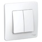 Выключатель 2-кл. СП Blanca 6А IP20 (сх. 5) 250В бел. SE BLNVS006501