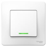 Выключатель 1-кл. СП Blanca 10А IP20 (сх. 1) 250В с подсветкой бел. SE BLNVS010111 — изображение 2