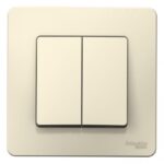 Выключатель 2-кл. СП Blanca 10А IP20 (сх. 5) 250В молочн. SE BLNVS010502 — изображение 2