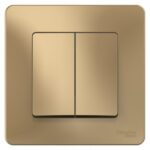 Выключатель 2-кл. СП Blanca 10А IP20 (сх. 5) 250В титан SE BLNVS010504 — изображение 2