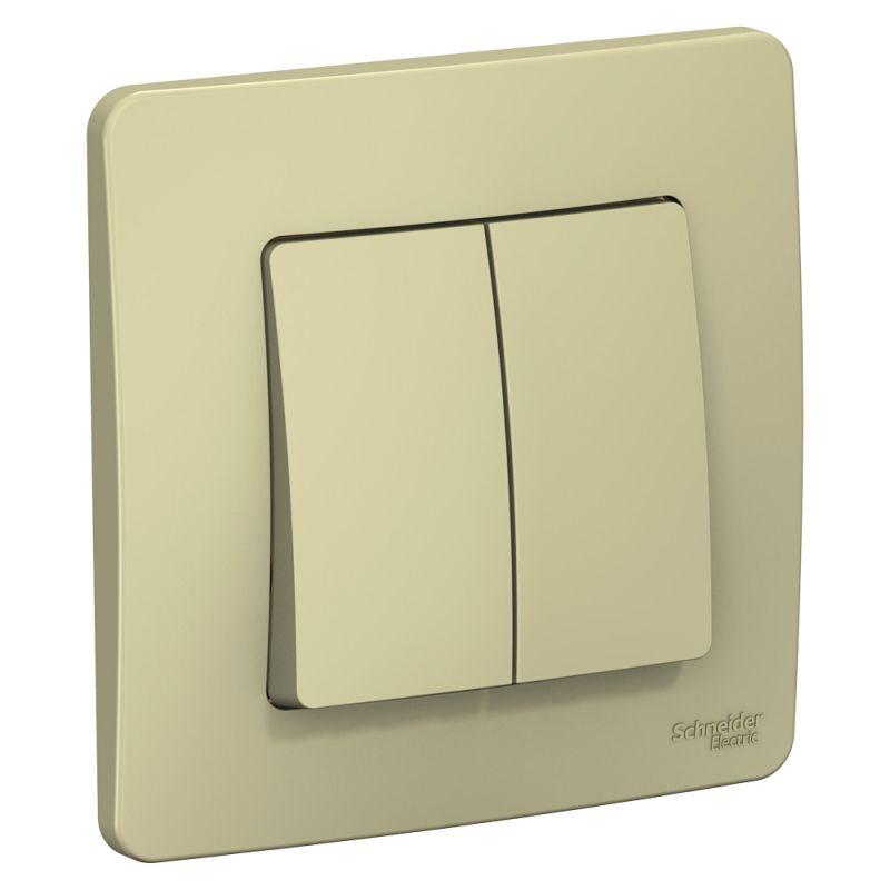 BLNVS010507_2.jpeg Выключатель 2-кл. СП Blanca 10А IP20 (сх. 5) 250В беж. SE BLNVS010507 — изображение 1