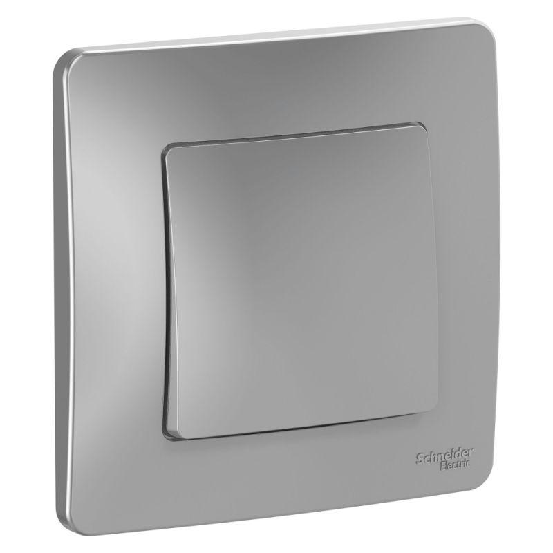BLNVS010603_2.jpeg Переключатель проходной 1-кл. СП Blanca 10А IP20 (сх. 6) 250В алюм. SE BLNVS010603 — изображение 1
