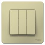 Выключатель 3-кл. СП Blanca 10А IP20 (сх. 1+1+1) 250В беж. SE BLNVS100507 — изображение 2