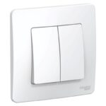 Переключатель проходной 2-кл. СП Blanca 10А IP20 (сх. 6+6) 250В бел. SE BLNVS106601