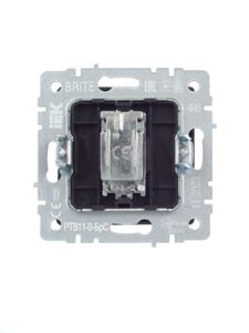Розетка телевизионная оконечная TV СП Brite РТВ11-0-БрС механизм сталь IEK BR-A10-O-K46 — изображение 8