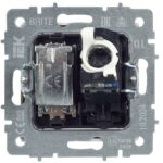 Розетка компьютерная + телевизионная 2-м Brite РТВ/РК12-БрЧ RJ45 кат.5E + TV механизм черн. IEK BR-AK20-1-K02 — изображение 5