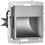 Подсветка светодиодная BRITE встраив. ПЛ20-БрС механизм сталь IEK BR-FL20-K46 — изображение 7
