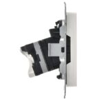 Розетка компьютерная Brite RJ45 кат.5E РК10-БрБ механизм бел. IEK BR-K10-1-K01-PRO — изображение 3