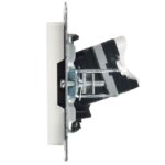 Розетка компьютерная СП RJ45 кат.5E BRITE РК10-БрБ механизм бел. IEK BR-K10-1-K01 — изображение 3