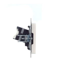 Розетка компьютерная СП RJ45 кат.5E BRITE РК10-БрЖ механизм жемчуж. IEK BR-K10-1-K36 — изображение 2
