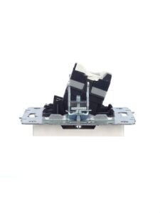 Розетка компьютерная СП RJ45 кат.5E BRITE РК10-БрЖ механизм жемчуж. IEK BR-K10-1-K36 — изображение 5