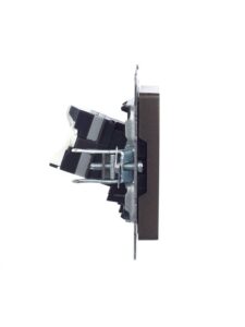 Розетка компьютерная СП RJ45 кат.5E BRITE РК10-БрТБ механизм бронза IEK BR-K10-1-K45 — изображение 6