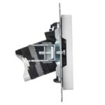 Розетка компьютерная СП BRITE РК11-БрАБ RJ45 кат.6 механизм арктич. бел. IEK BR-K10-2-K91 — изображение 3