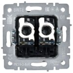 Розетка компьютерная двойн. СП RJ45 кат.5E BRITE РК10-2-БрБ механизм бел. IEK BR-K20-1-K01 — изображение 7
