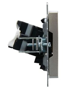 Розетка компьютерная двойн. СП RJ45 кат.5E BRITE РК10-2-БрА механизм алюм. IEK BR-K20-1-K47 — изображение 6