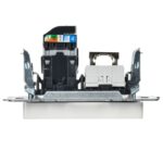 Розетка двойная СП RJ11+RJ45 кат.5E BRITE РК/Т12-БрБ механизм бел. IEK BR-KT20-O-1-K01 — изображение 5