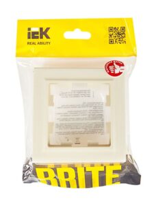 Рамка 1-м IP44 BRITE РУ-1-БрКр-44 беж. IEK BR-M12-44-K10 — изображение 4