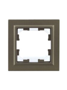 Рамка 1-м IP44 BRITE РУ-1-БрШ-44 шампань IEK BR-M12-44-K37 — изображение 6