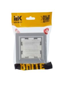 Рамка 1-м IP44 BRITE РУ-1-БрА-44 алюм. IEK BR-M12-44-K47 — изображение 4