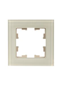 Рамка 1-м BRITE РУ-1-2-БрВа стекло ванильн. IEK BR-M12-G-K10 — изображение 6