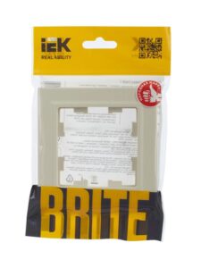 Рамка 1-м BRITE РУ-1-БрКр беж. IEK BR-M12-K10 — изображение 7