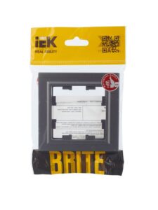 Рамка 1-м BRITE РУ-1-БрС сталь IEK BR-M12-K46 — изображение 7