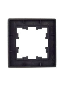 Рамка 1-м BRITE РУ-1-1-БрА металл алюм. IEK BR-M12-M-K47 — изображение 7