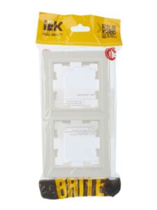 Рамка 2-м IP44 BRITE РУ-2-БрБ-44 бел. IEK BR-M22-44-K01 — изображение 4